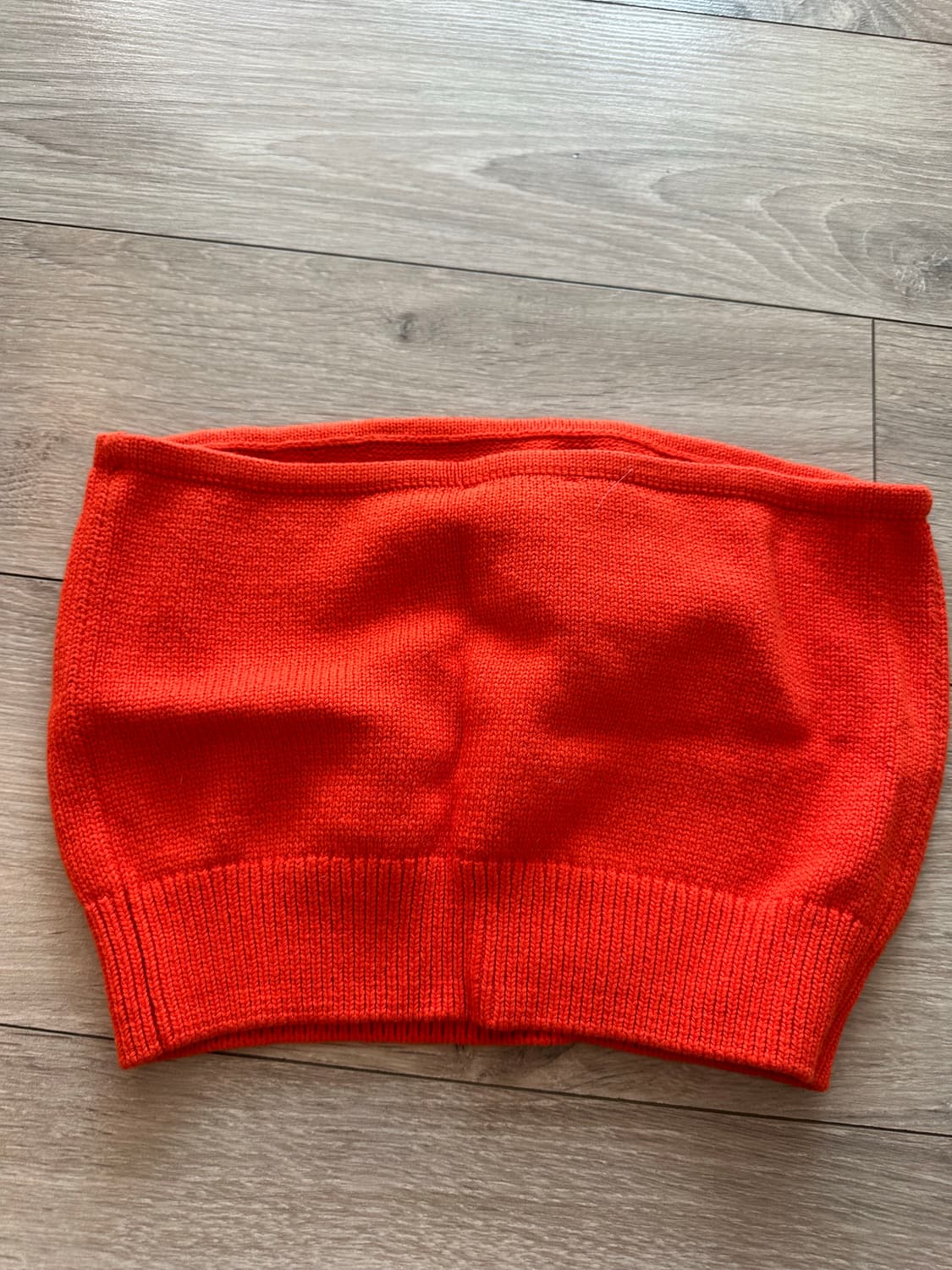 Reformation 리포메이션 엘리사 코튼 니트 튜브탑 레드 S 상품이미지6