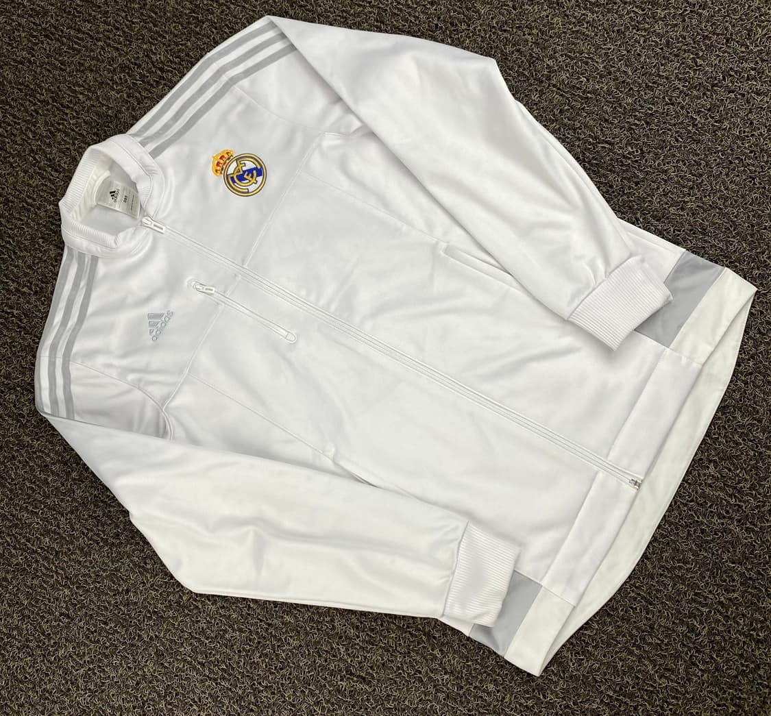 아디다스 레알마드리드 화이트 트랙 탑 상품이미지1