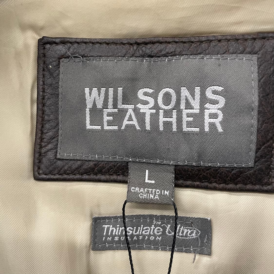 00s 윌슨 레더 미 공군 플라이트 리얼 레더 자켓 상품이미지8