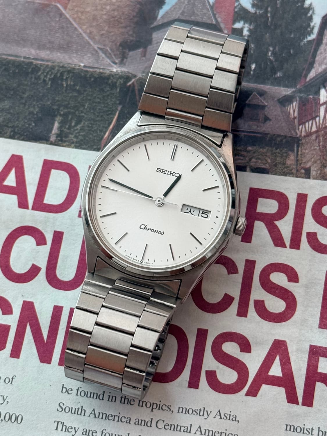 Seiko 세이코 Chronos Quartz Day-Date 상품이미지1
