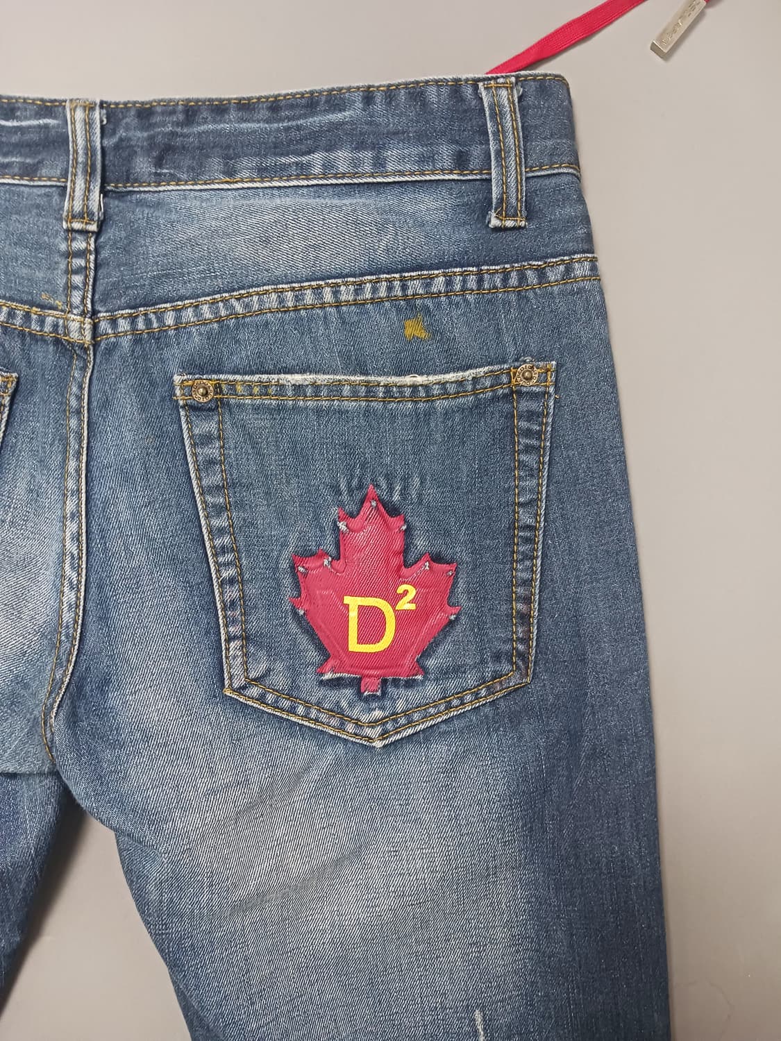 [32] 디스퀘어드2 메이플패치 스트레이트진 청바지 상품이미지10