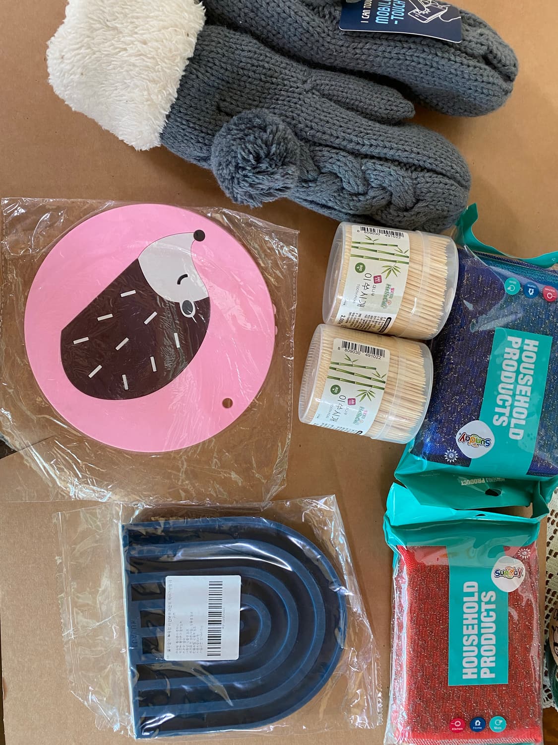 새상품 각종 생활용품 수세미 장갑 받칩데 상품이미지10