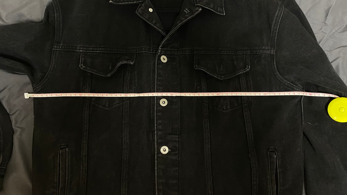 (XL)제로 XERO 트러커 데님 자켓 블랙 상품이미지5