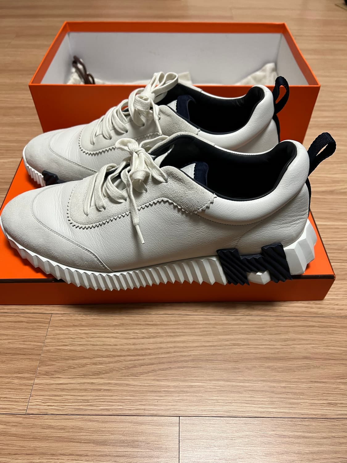 에르메스 바운싱 벨루어 고트스킨 스니커즈 상품이미지3