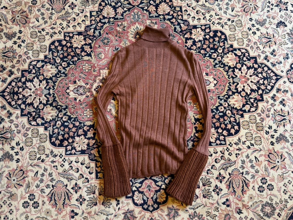 PRADA 프라다 캐시미어 터틀넥 니트 55~66 상품이미지1