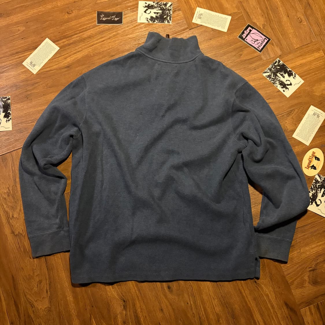 POLO RALPH LAUREN 하프 집업 니트 풀오버 상품이미지2