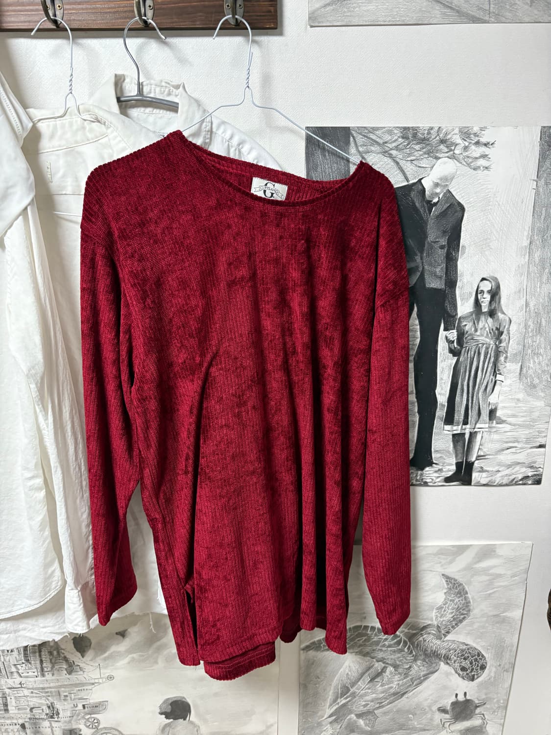 pisano 유럽 빈티지 코듀로이 상의 상품이미지1