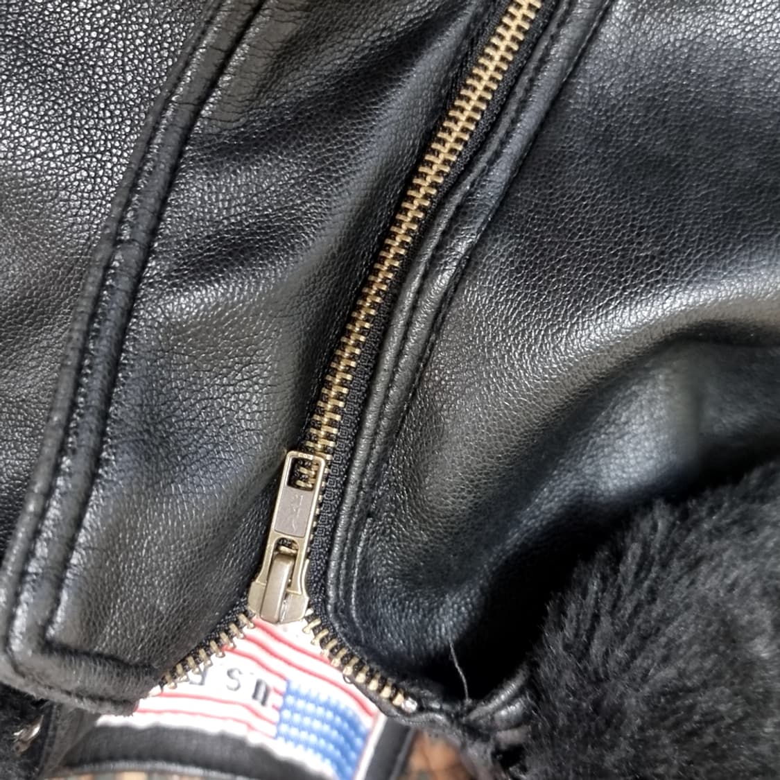 유에스포스 미제 양가죽 g-1 항공자켓(105) 상품이미지9