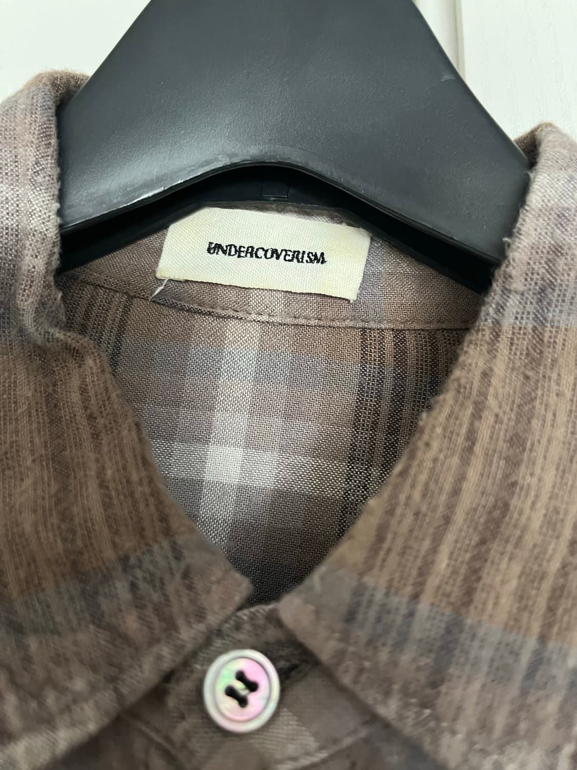 언더커버리즘 체크셔츠 상품이미지3