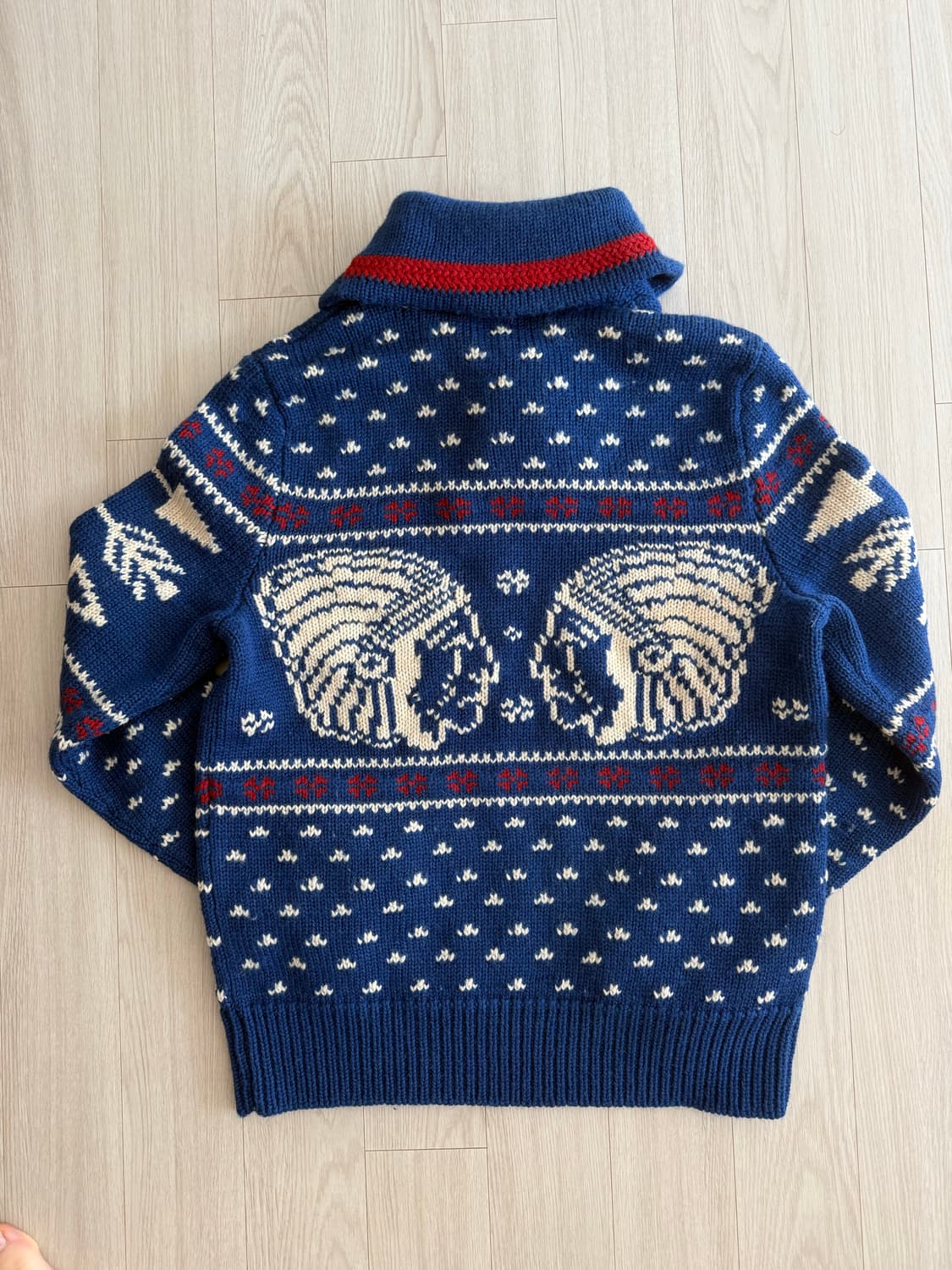 Polo Ralph Lauren RUGBY 인디언 니트 M 95-100사 상품이미지2