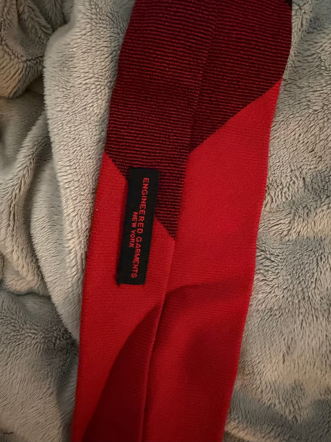 엔지니어드 가먼츠 타탄 체크 타이 상품이미지2