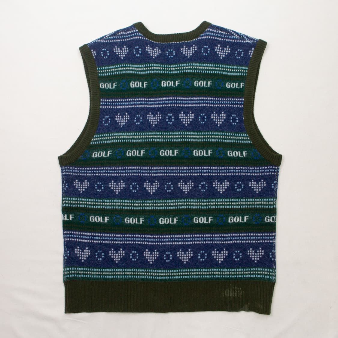 골프왕 하트 스웨터 베스트 그린 상품이미지7