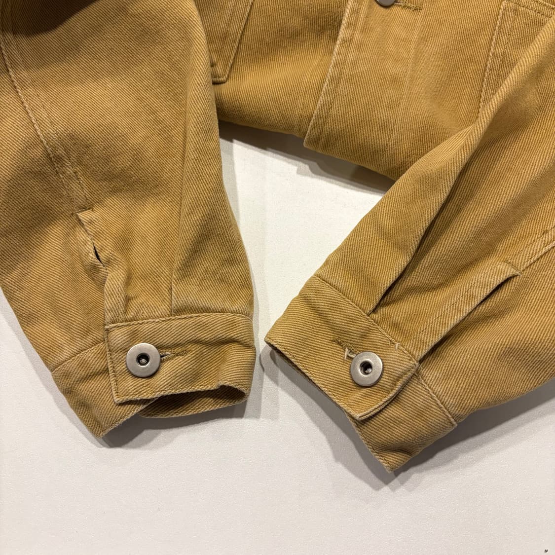 [L] 파르티멘토 데님 자켓 노랑 옐로우 C524 상품이미지5