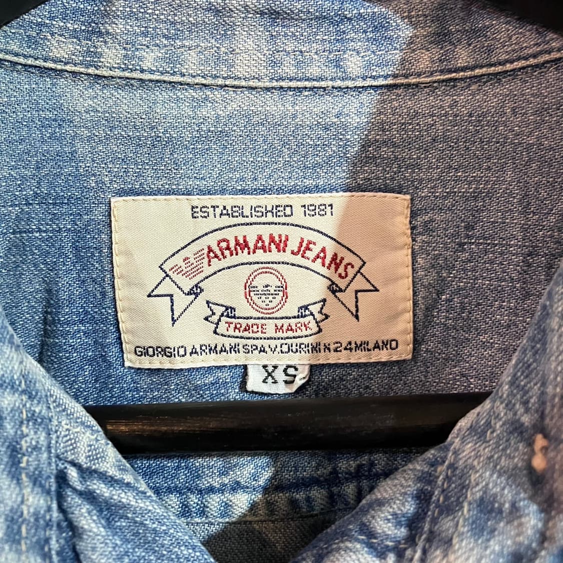 아르마니 진 데님셔츠 상품이미지5