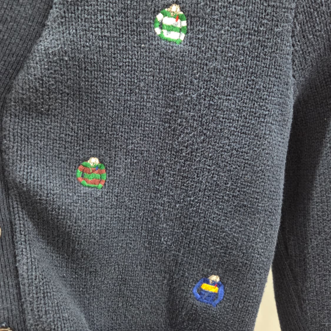 폴로랄프로렌 키즈 멀티자수 가디건 네이비 7 상품이미지5