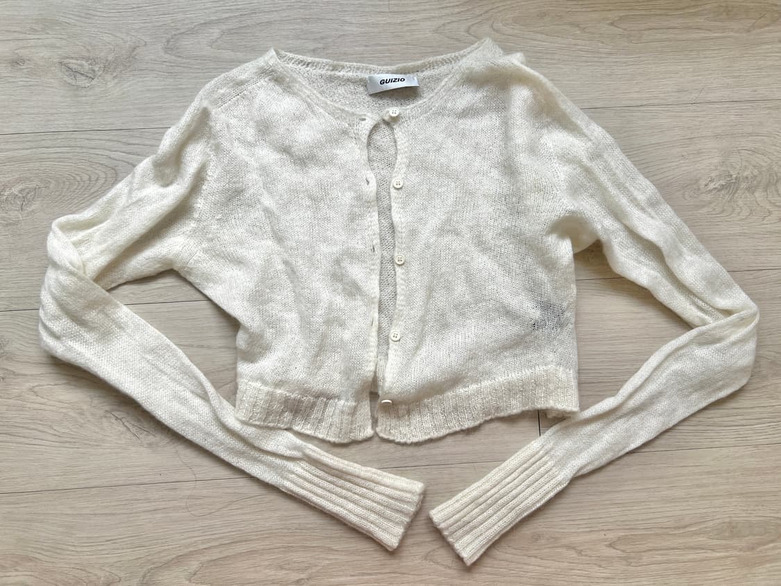 Danielle Guizio Mohair Cardigan (로제 착용) 상품이미지1