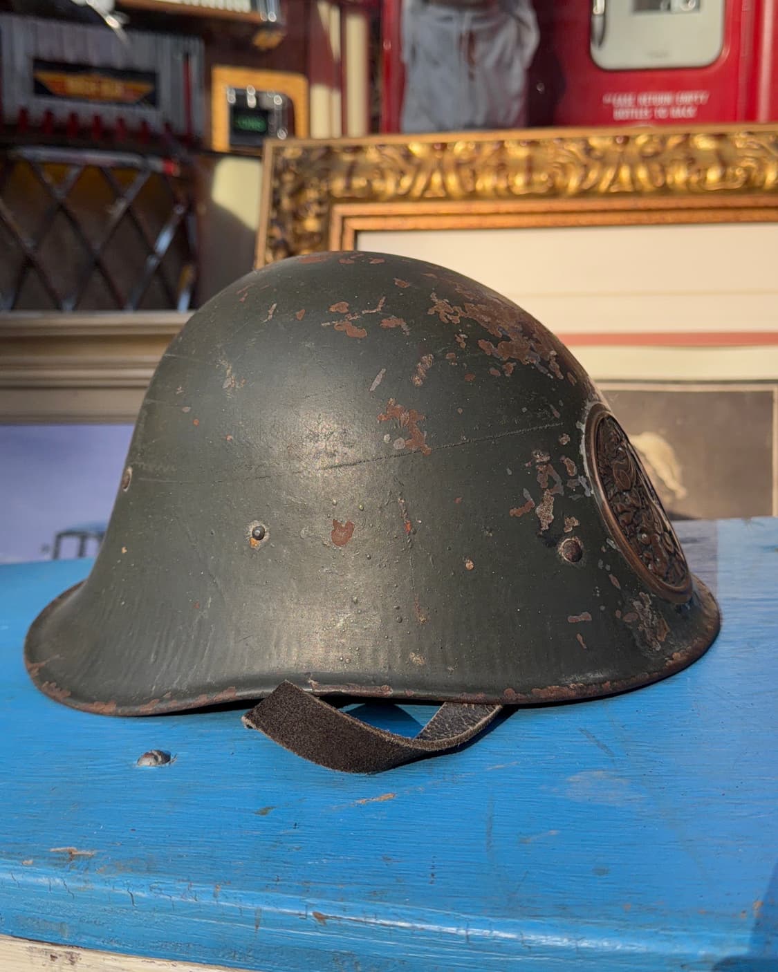 빈티지 소품 1950년 WWII 네덜란드군 M34 철모 상품이미지5