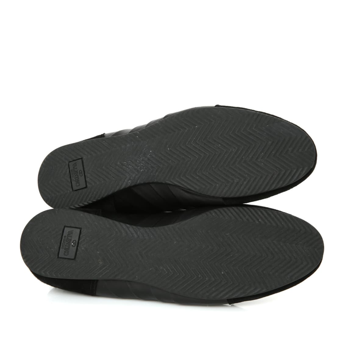 발렌티노 스니커즈 블랙 플레이트 슬림 운동화 상품이미지9