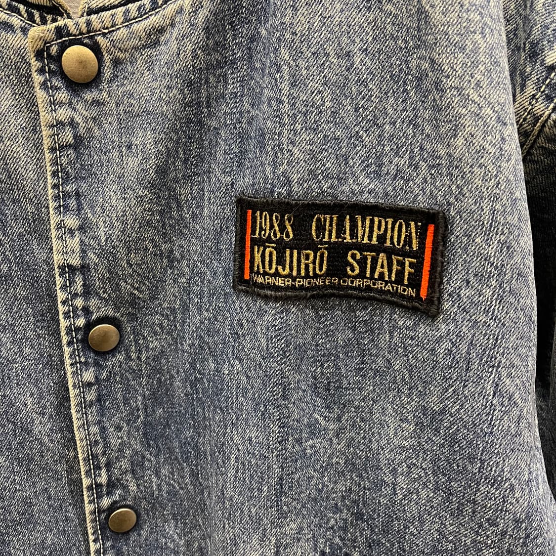 80's 빈티지 데님 블루종 상품이미지2