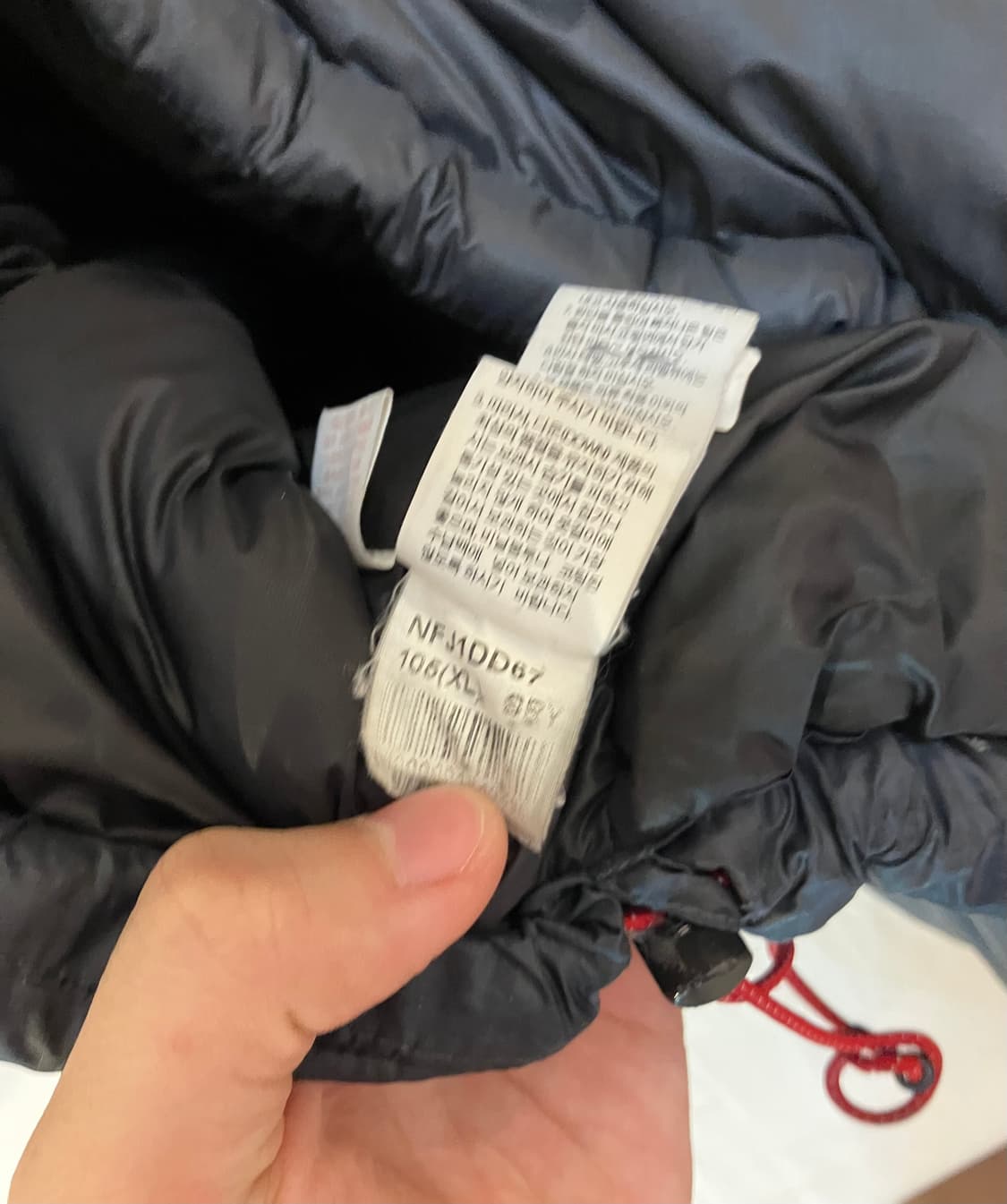 대장급 노스페이스 서밋 800필 눕시 회색 상품이미지8