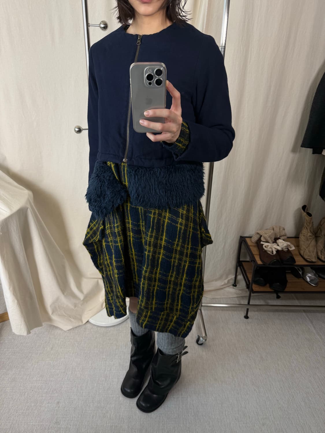 Pilv 퍼 퀼팅자켓 상품이미지3