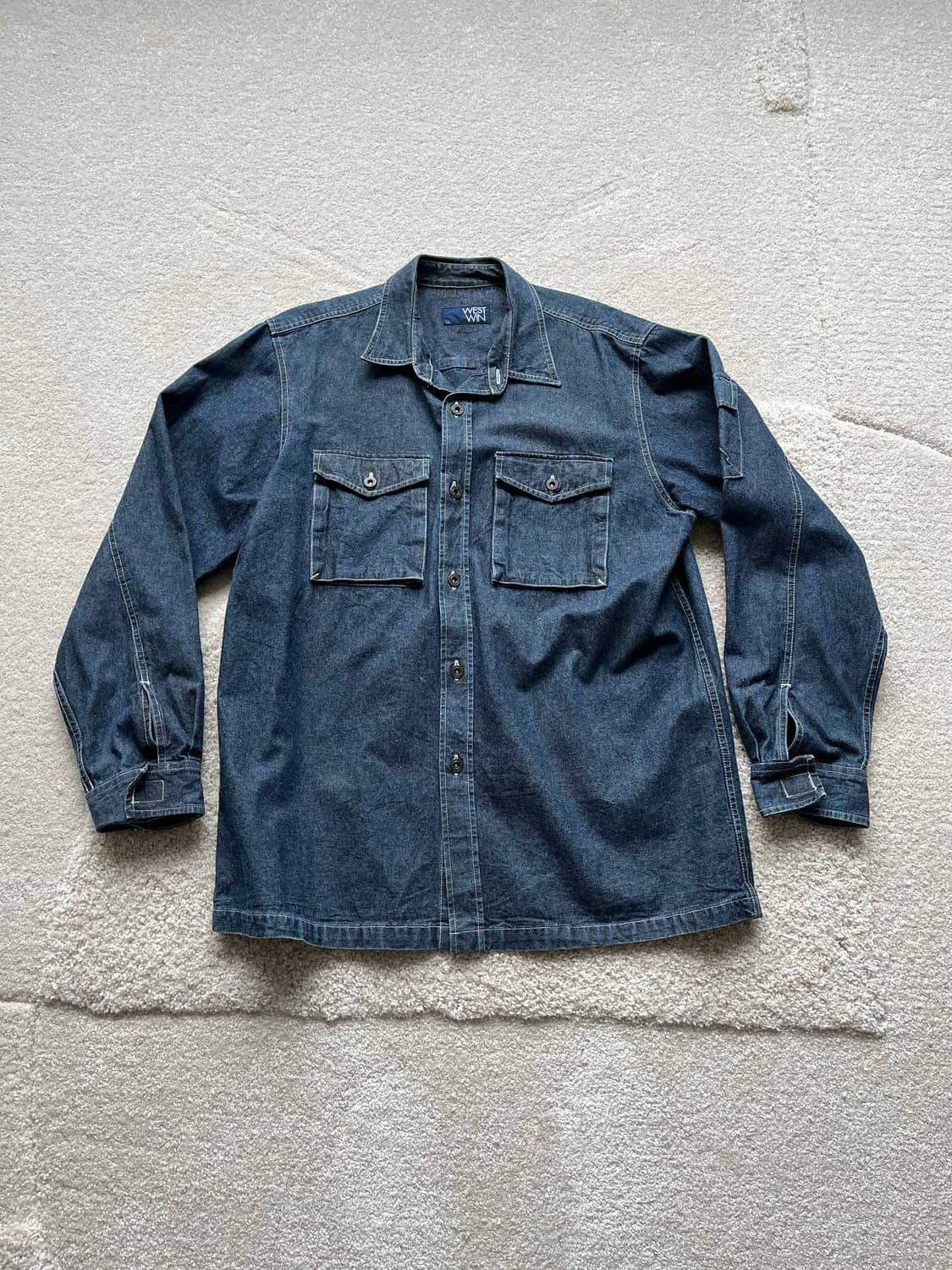 West Win 데님 유틸리티 셔츠 자켓 (103-105) 상품이미지2