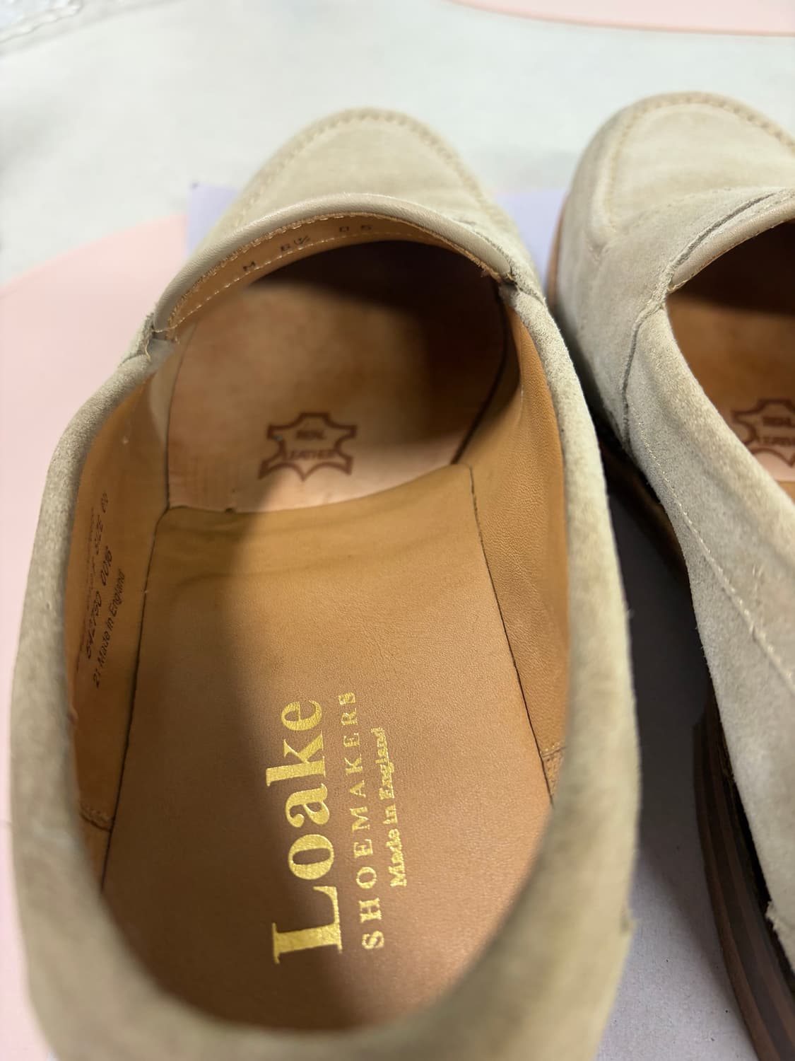 로크 이튼 스웨이드 로퍼 베이지 255 상품이미지4