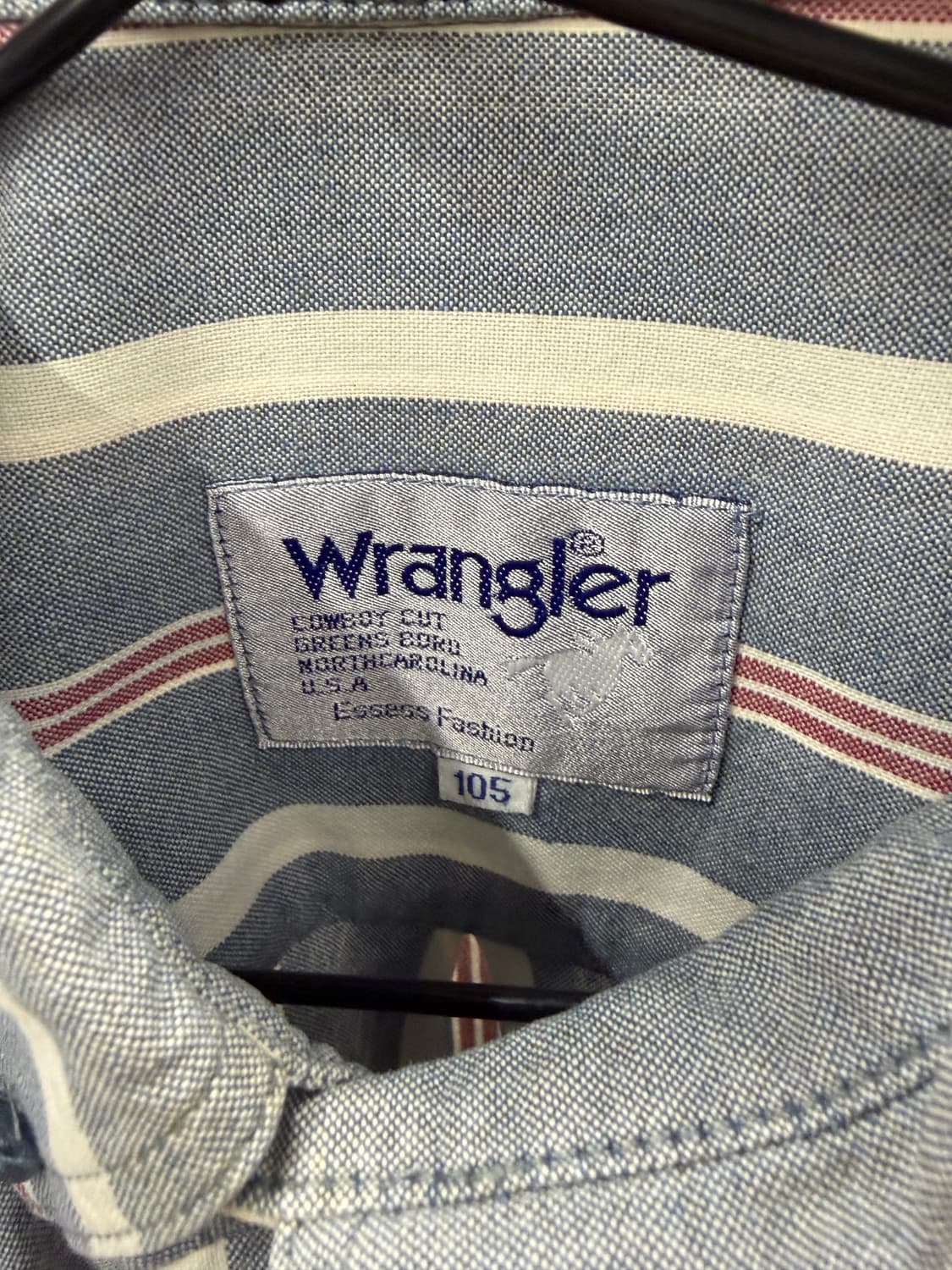 Wrangler 스트라이프 남방 셔츠 105 상품이미지5
