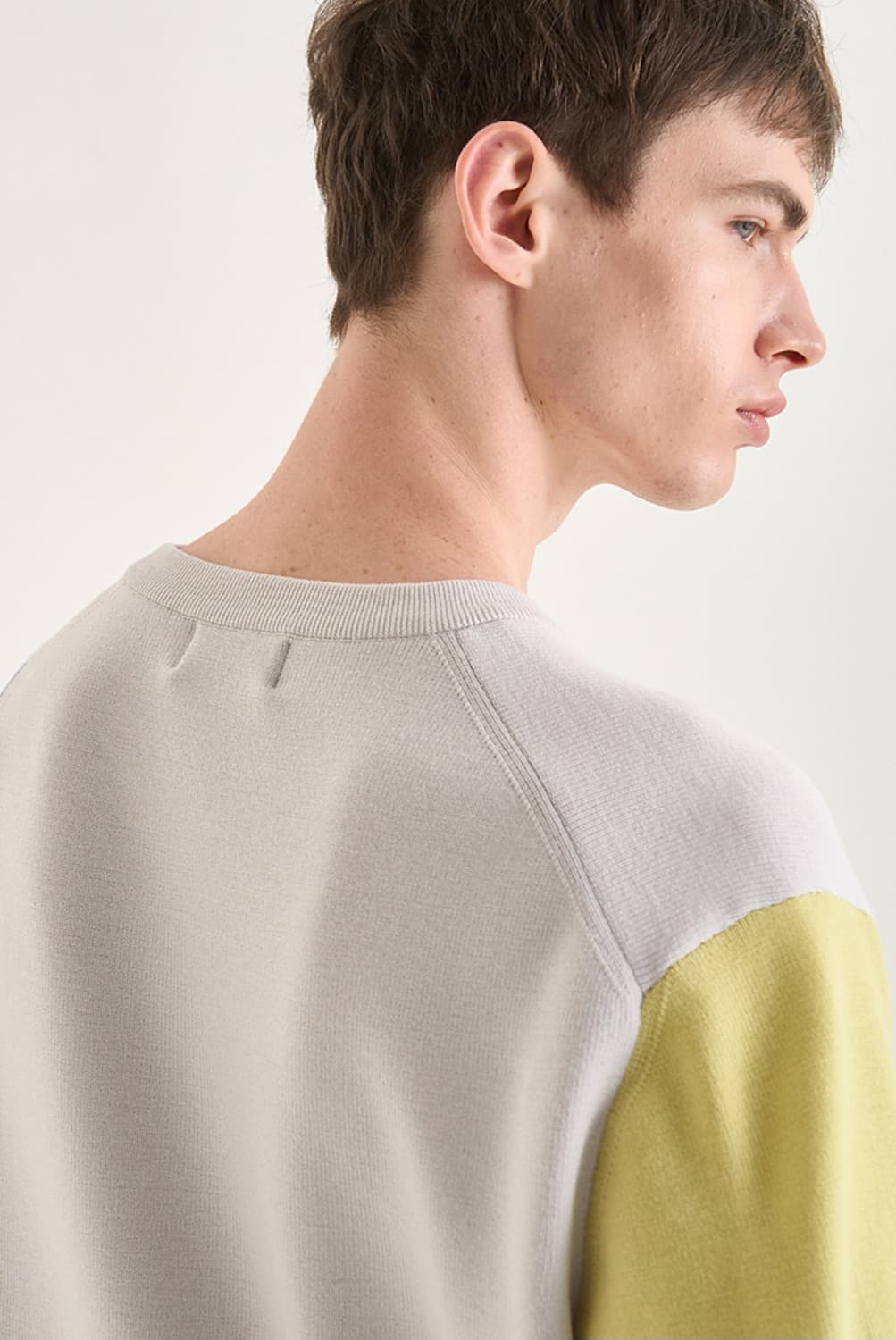 타임옴므 아가일 울 스웨터 100사이즈 상품이미지5