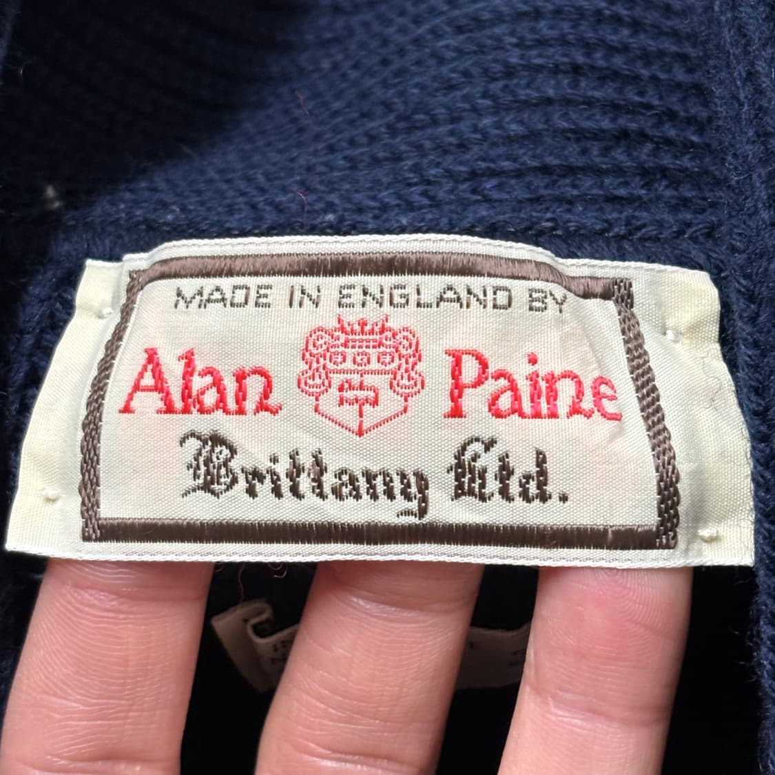 80‘s Alan Paine Sweater Cardigan  상품이미지4