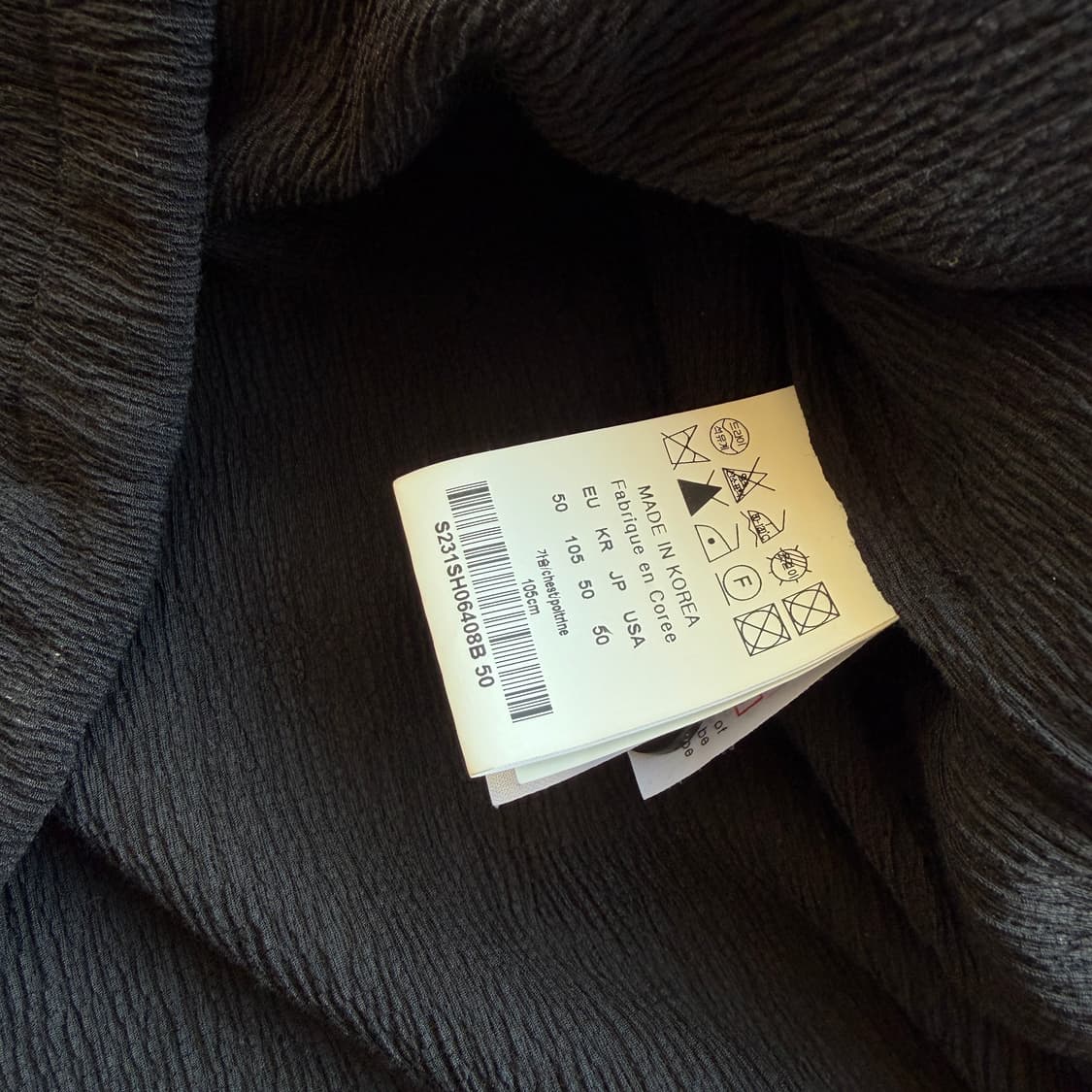 솔리드 옴므 플리츠 셔츠 자켓 상품이미지9