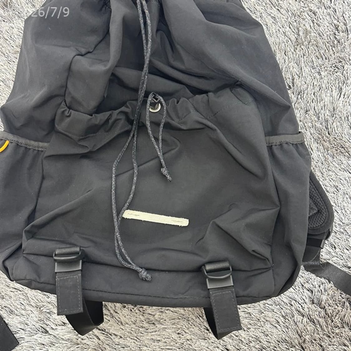 RAWROW 가벼운 나일론 공용 백팩 가방 검정 FREE 상품이미지3