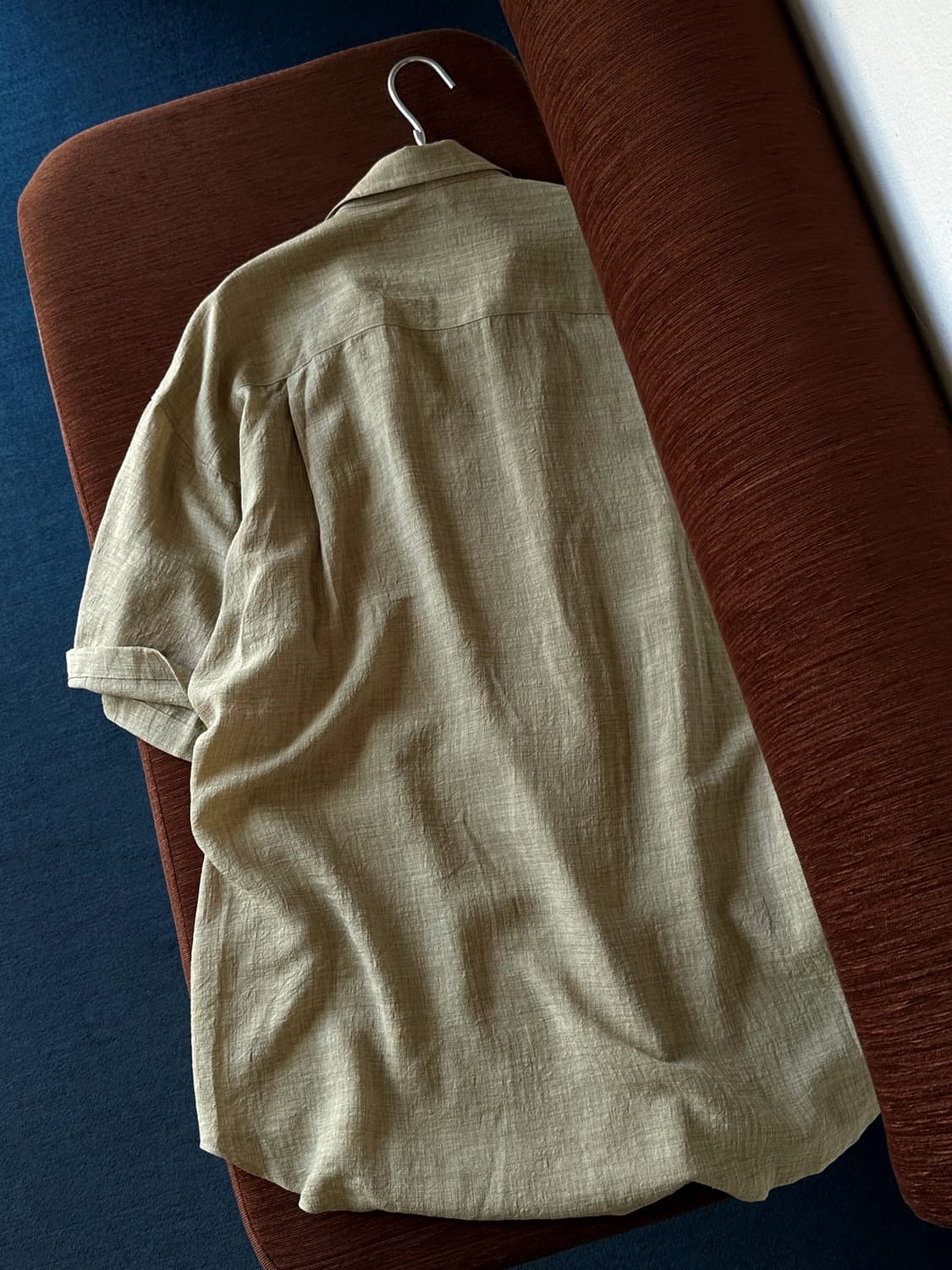 High count tencel poly woven H/S shirt 상품이미지4