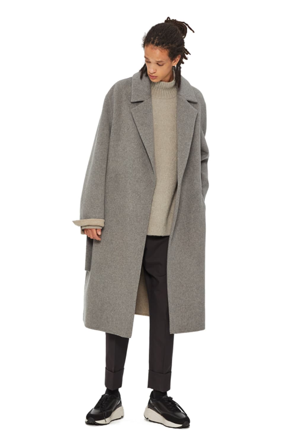 [새상품]일꼬르소 핸드메이드 캐시미어 로브코트 상품이미지2