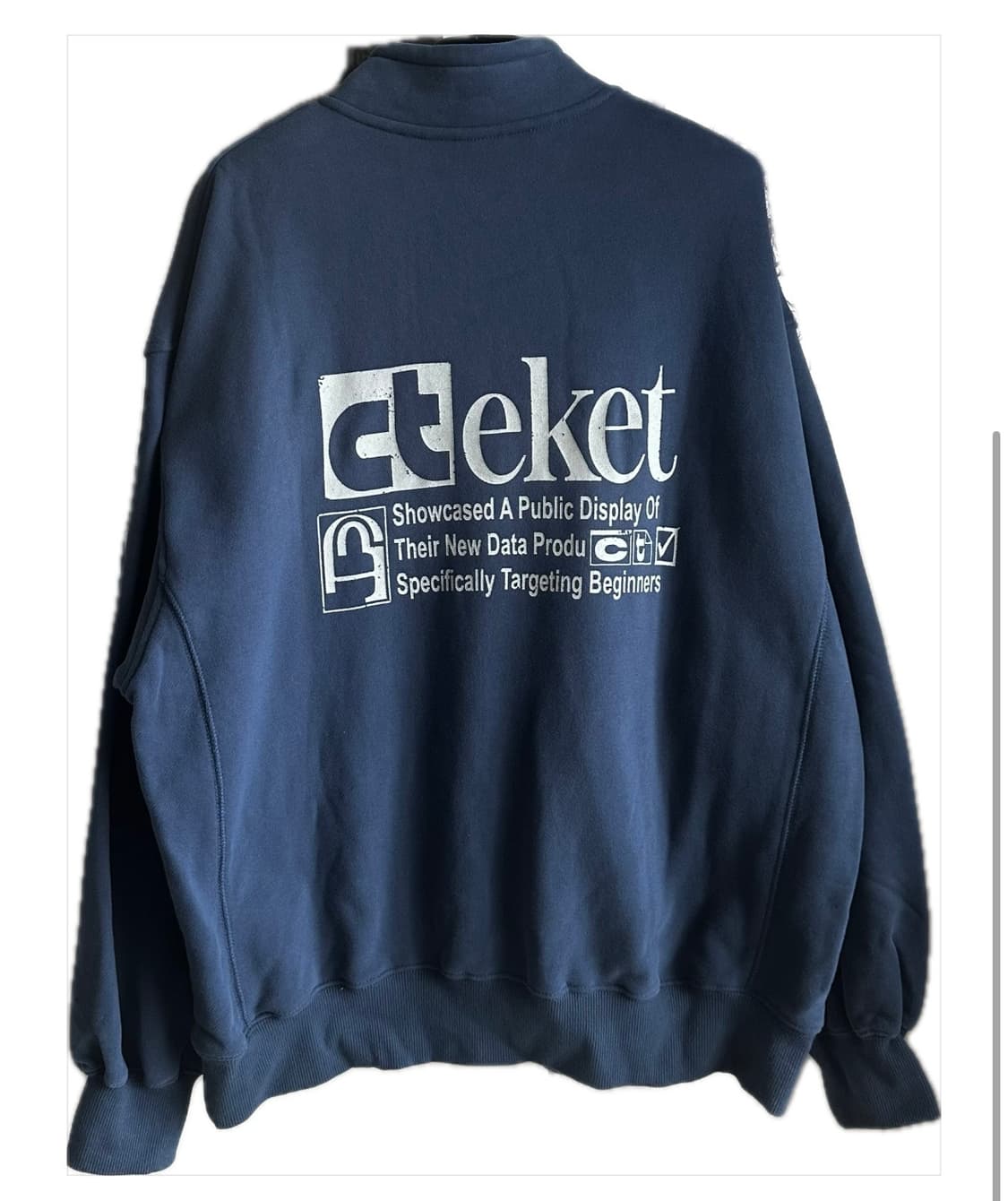 Teket 테켓 하프 집업 맨투맨 상품이미지4
