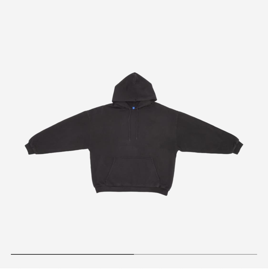 이지 갭 YZY 풀오버 후드 블랙 XL 후디 상품이미지1