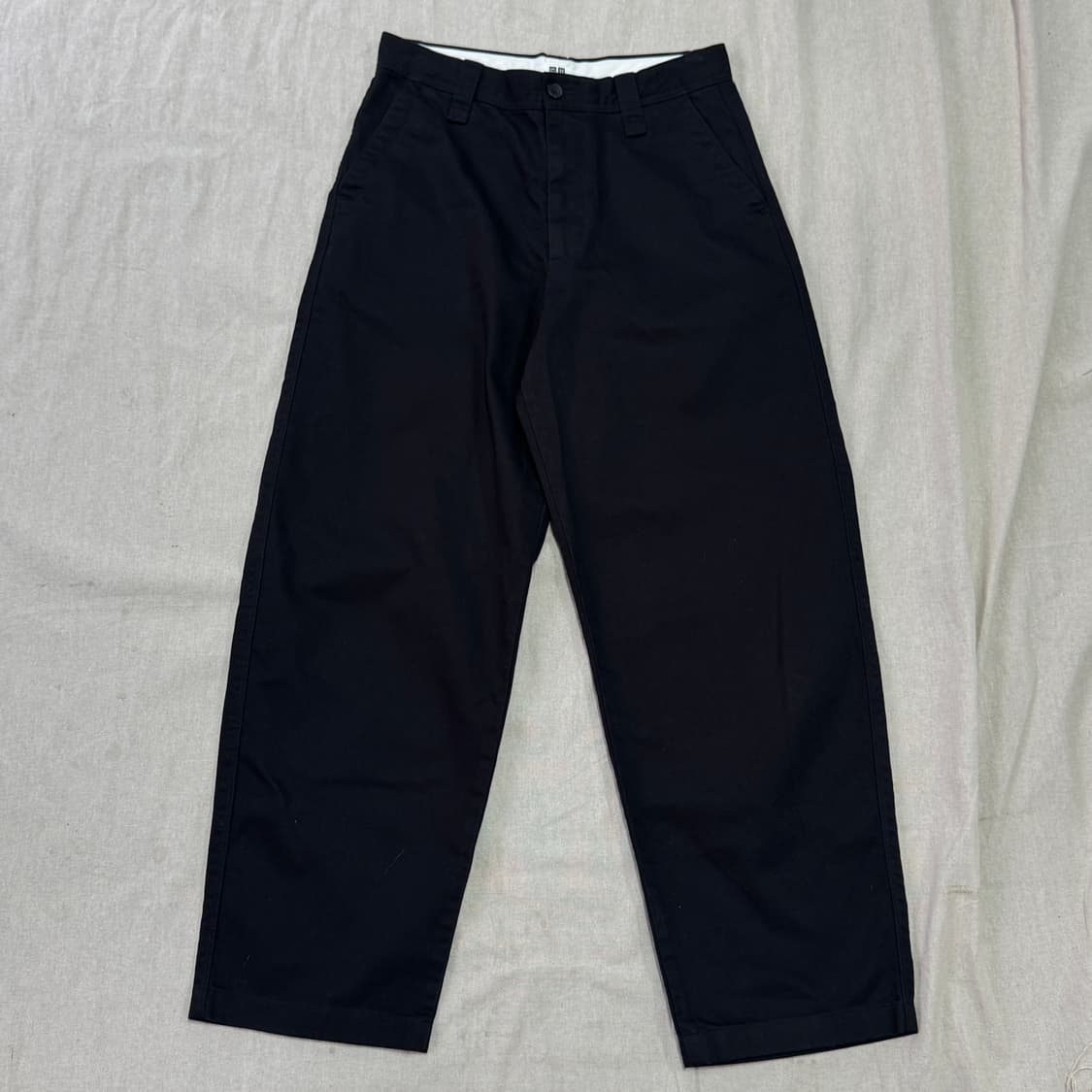 유니클로 U 르메르 블랙 치노팬츠 76 상품이미지1