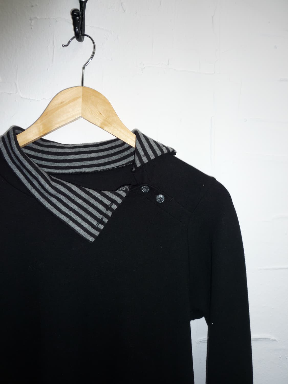 striped collar button long sleeve 상품이미지4