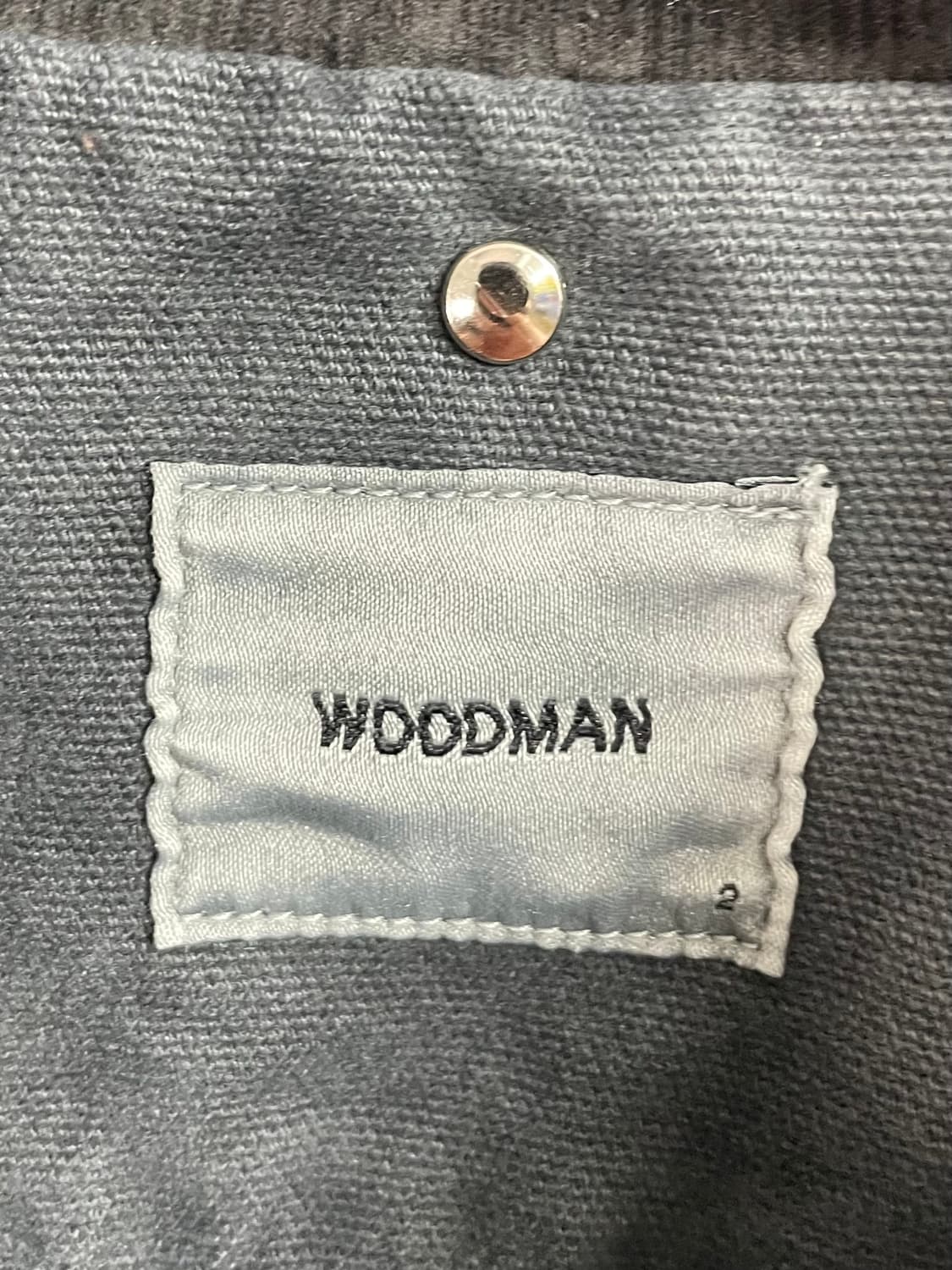 (새상품) 우드먼 피그먼트 워싱 누빔 트러커자켓 (on.344 )  -  상품이미지8