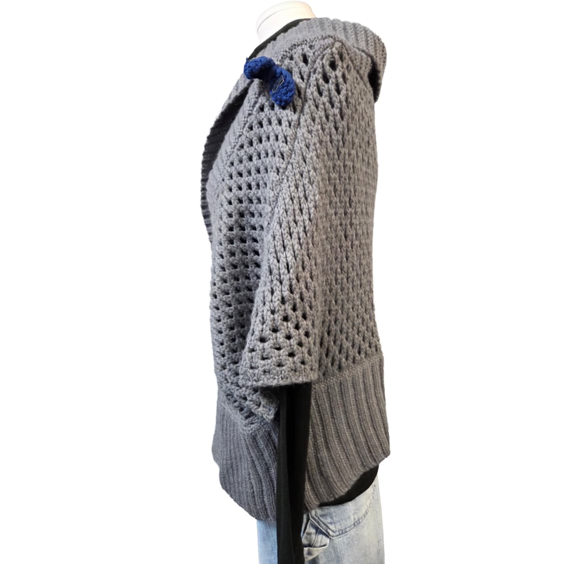 G-STAR회색 니트 망토 가디건(S) 상품이미지2