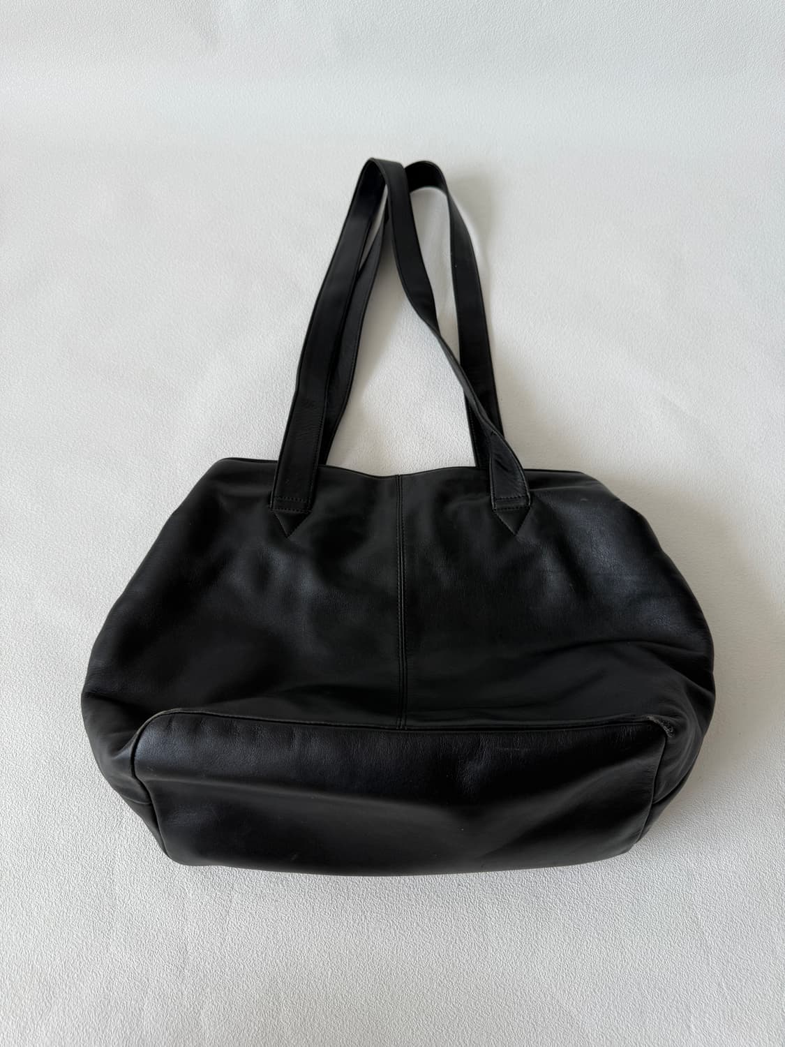 Pre owned 레더 숄더백 상품이미지5