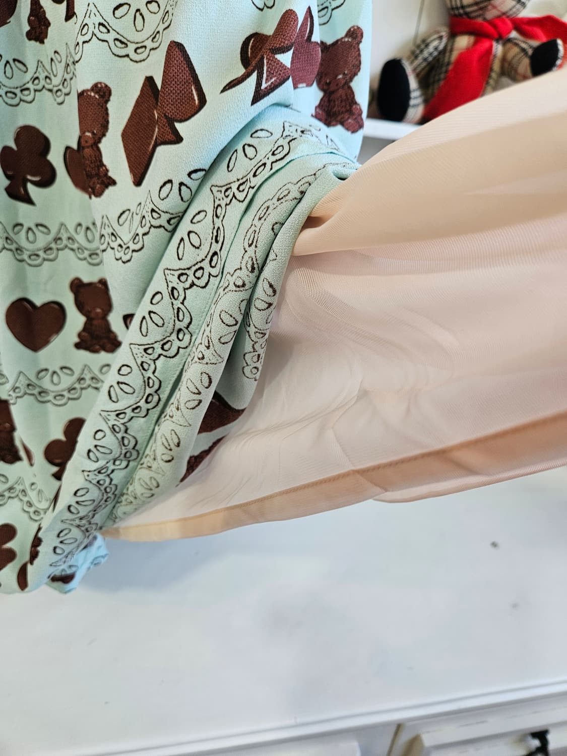 (Emily Temple cute) 민트초코테디 원피스 상품이미지6