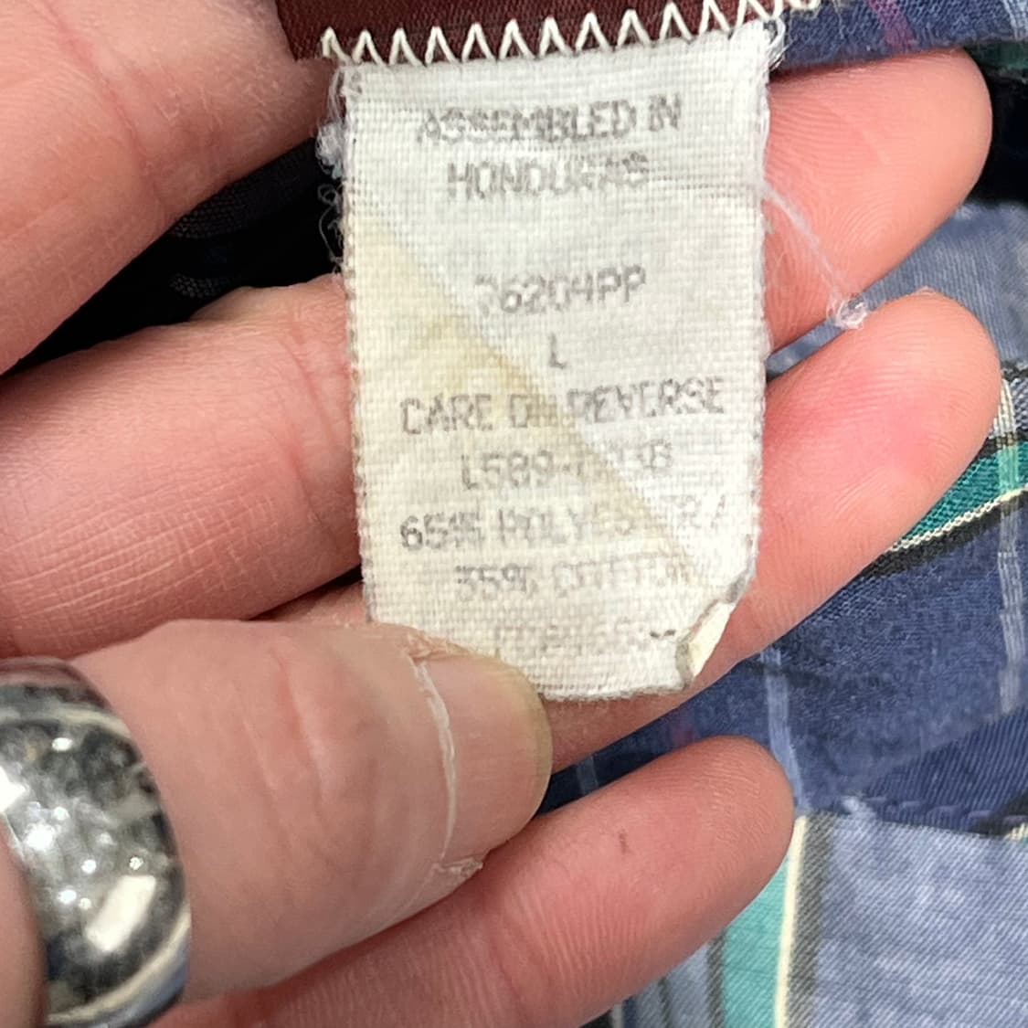 랭글러 웨스턴 체크하프셔츠 s10597 상품이미지6