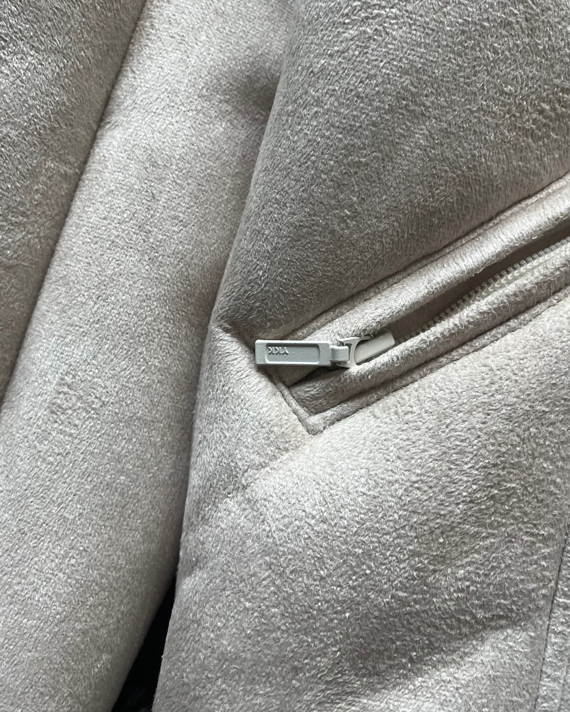 90-00s V-KEI White Faux Leather Fur JK 상품이미지6