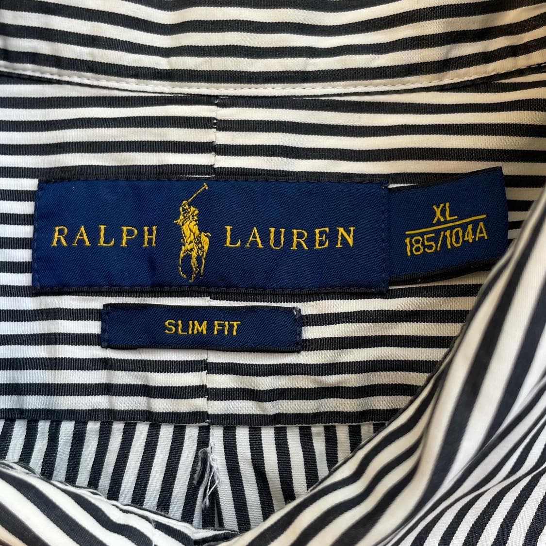 Polo  폴로 랄프로렌 신형 자수 블랙 스트라이프 셔 상품이미지4