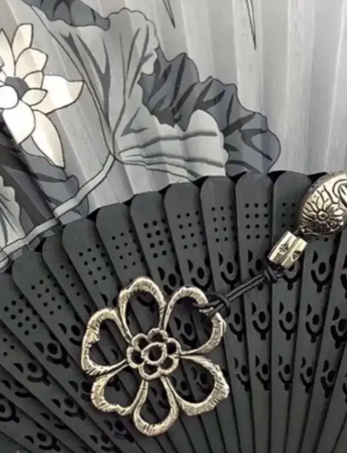 미애 꽃화 목걸이 빈티지 상품이미지1