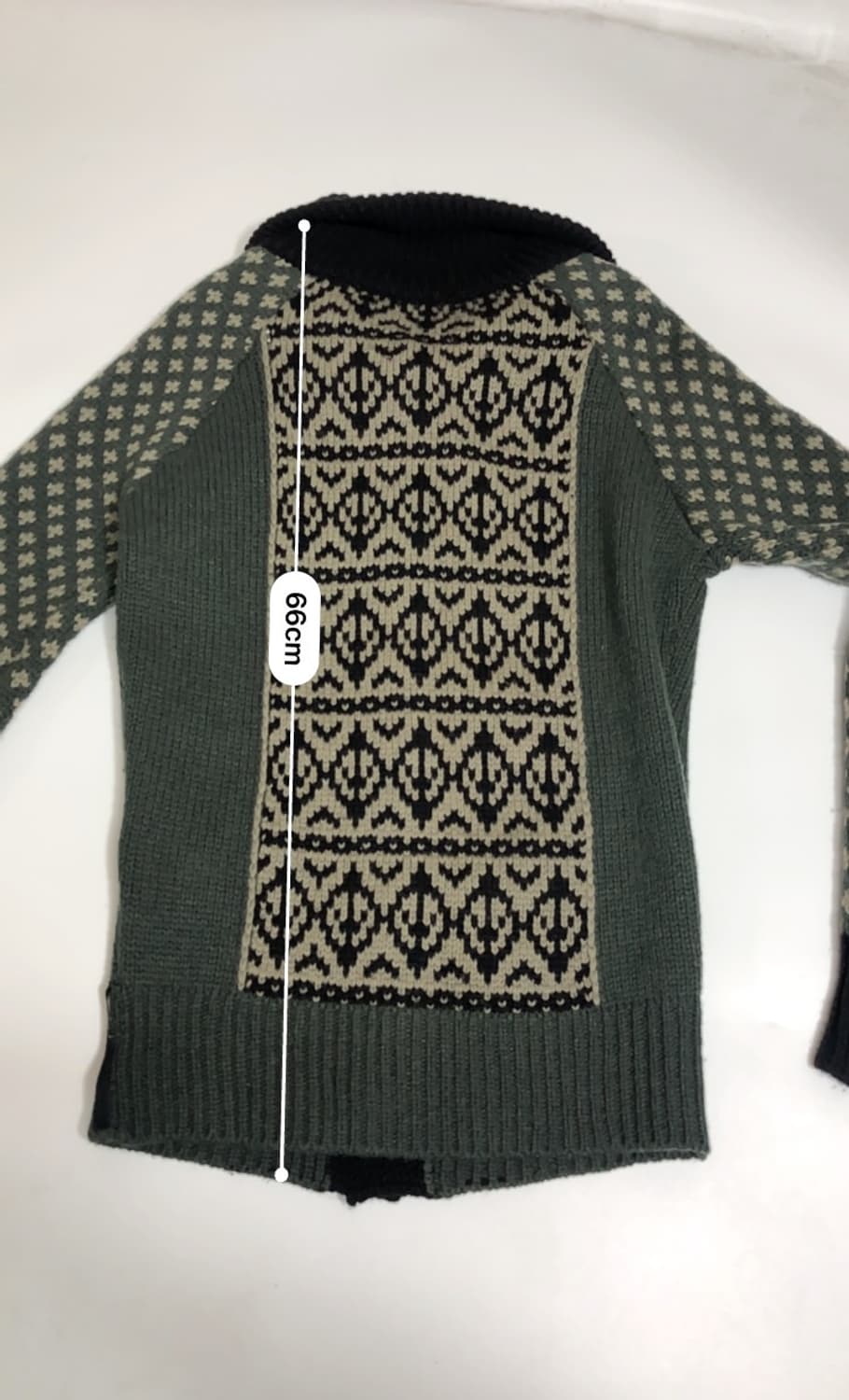 디젤 패턴 니트 가디건 S 상품이미지9