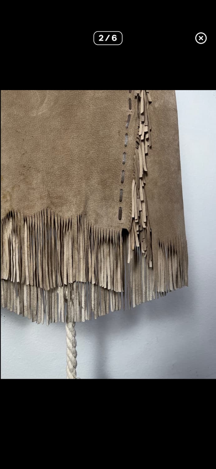 레더 프린지스커트  상품이미지2