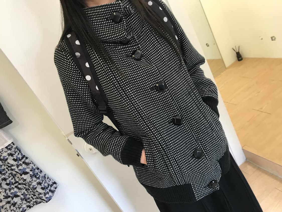 빈티지 도트 아우터 상품이미지1