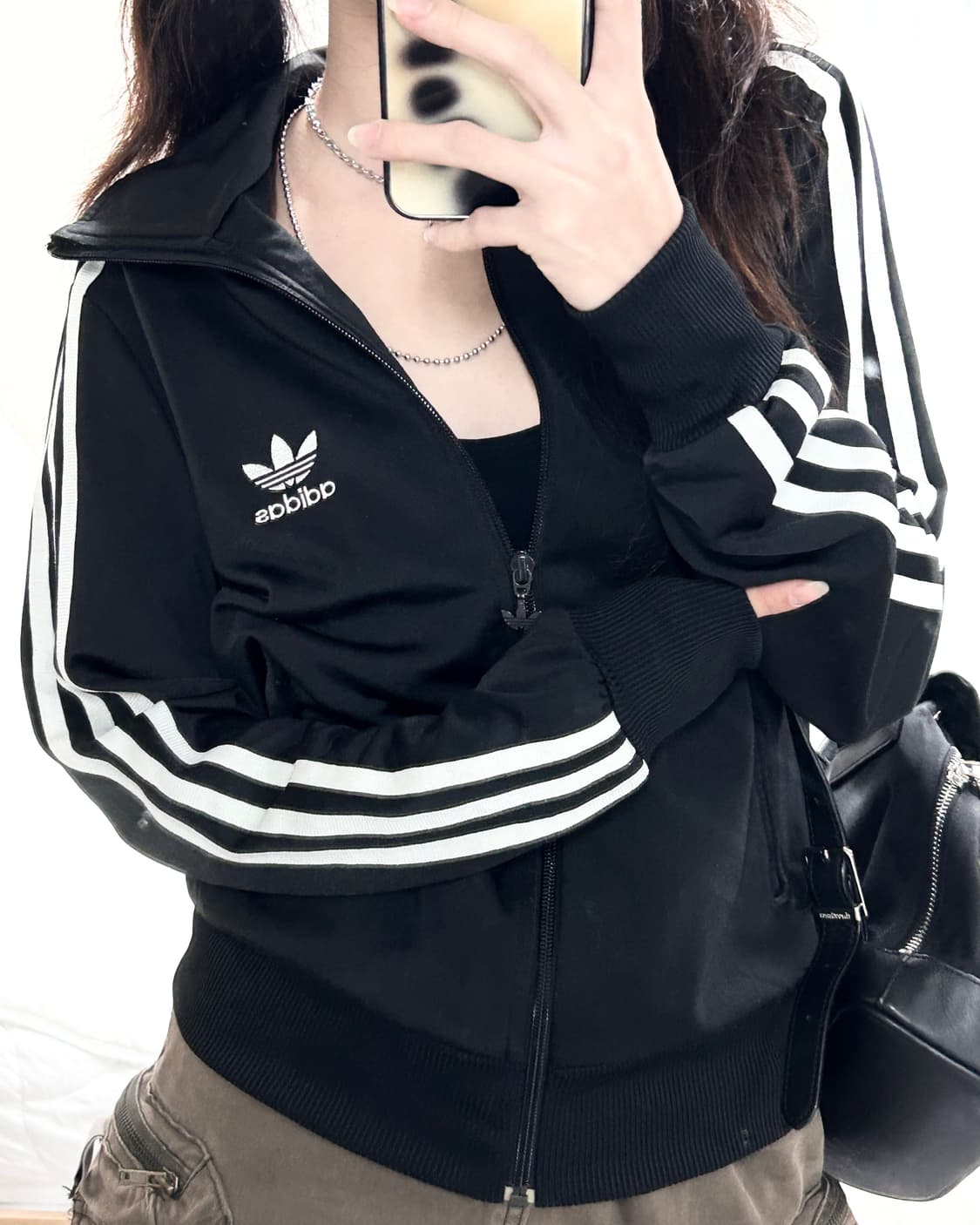 아디다스 빅로고 블랙 파이어버드 져지 상품이미지3